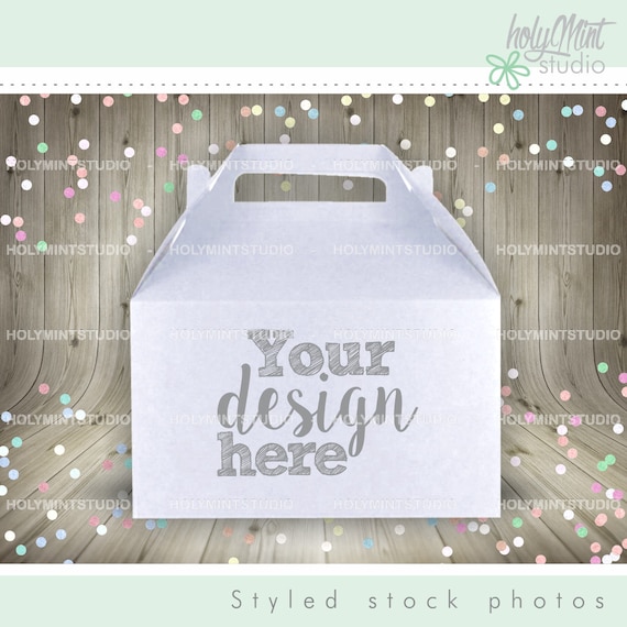 Download Gable Box Gable Box Mockup Bag Photo - Branding Mockup ...