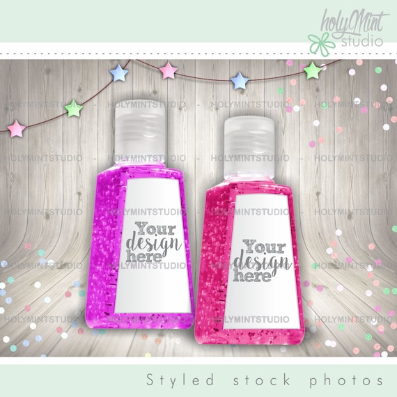 mini hand sanitizer baby shower favors