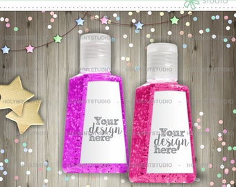 mini hand sanitizer baby shower favors