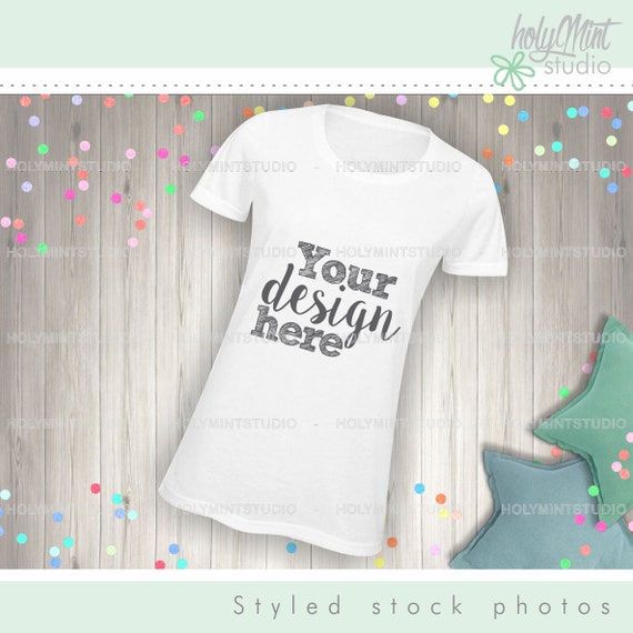 T-Shirt Mockup Stock Photo Pre Made Scene