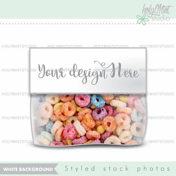 Bag Topper Bag Topper Mockup Candy Bag Mockup Party
