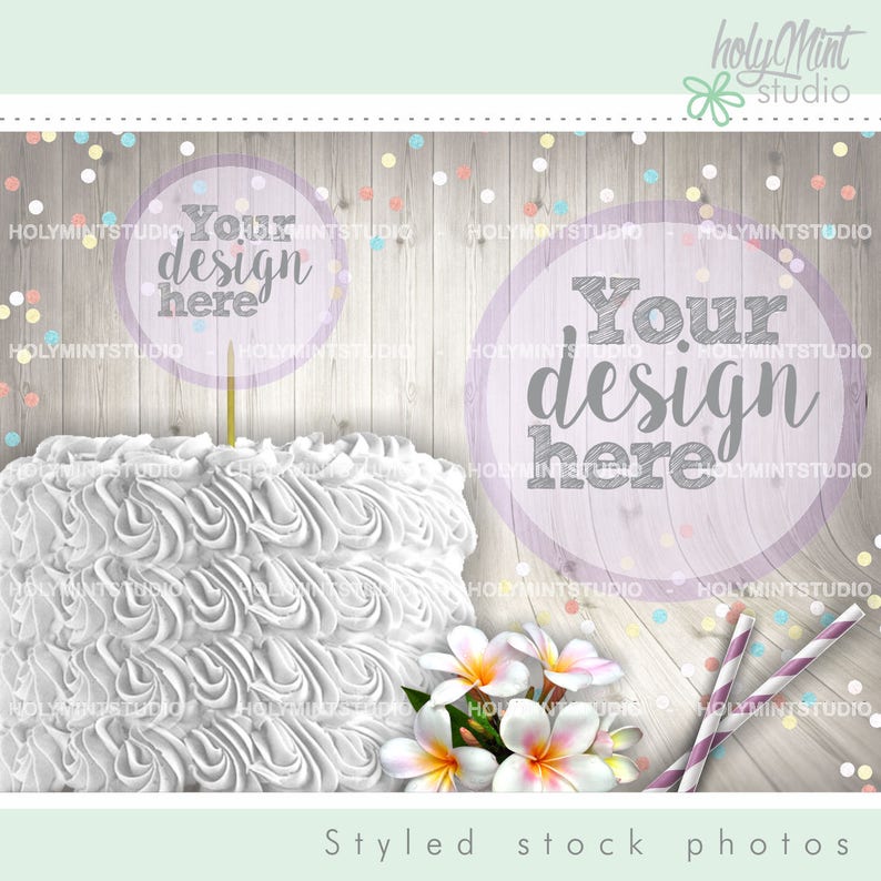 Download Cake Mock Up Mockup Stock Photos Mock Up Party Mockup | Etsy