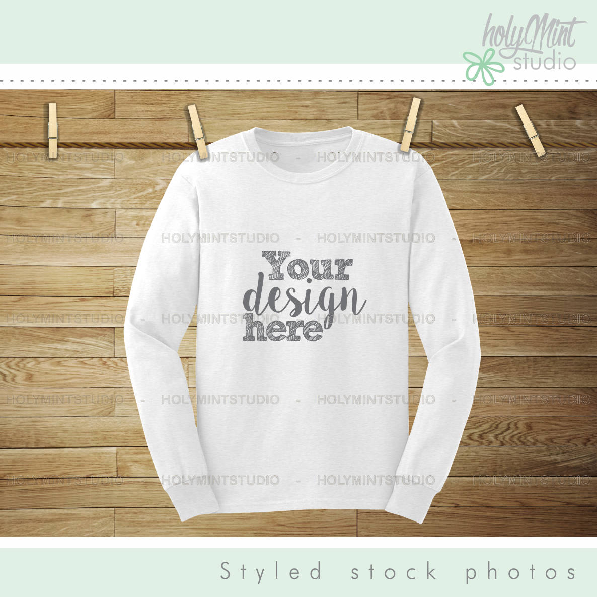 Download Long Sleeve White Shirt Mockup White T-Shirt Mockup Blank ...