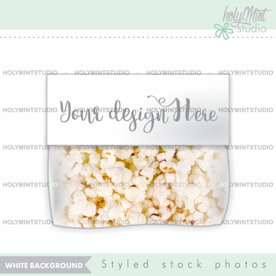 Download Bag Topper Mockup Pop Corn Bag Topper Popcorn Bag Mockup Etsy