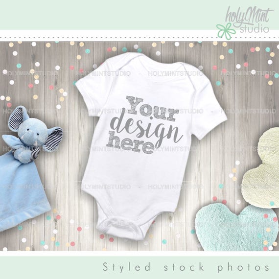 Bodysuit Mockup Baby Mockup Digital Background White Etsy