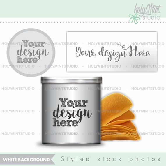 Potato Chip Can Mockup Potato Mockup Potato Chip Potatoes Etsy