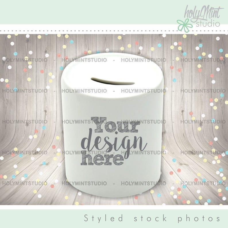 Download Money Box Mockup Coin Bank Mockup Piggy Bank Mockup Money | Etsy