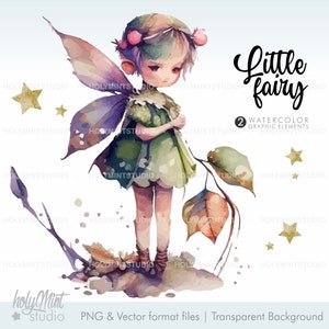 Fairy Clip Art, Fairies Clipart, COMMERCIAL USE, Fairy Tale Clipart, Fairy Graphics, Fairy Images, Fairy Garden Clipart, Watercolor Fairy