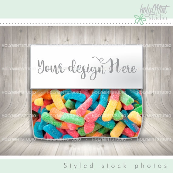 Download Bag Topper Bag Topper Mockup Candy Bag Mockup Candy Bag Etsy