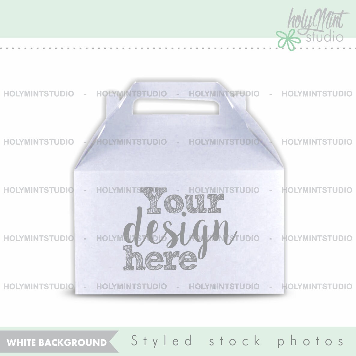 Gable Box Mockup Gable Box Bag Mockup Photo Stock Party | Etsy