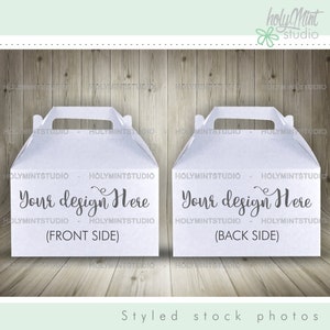 Download Gable Box Mockup Gable Box Mock Up Bag Mockup Mockup Photo Etsy
