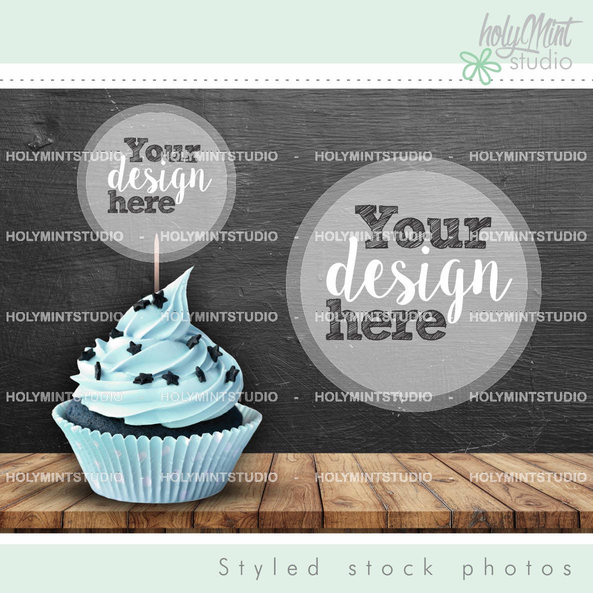 Download Cupcake Mockup Food Mockup Stock Photos Party Styled Stock | Etsy