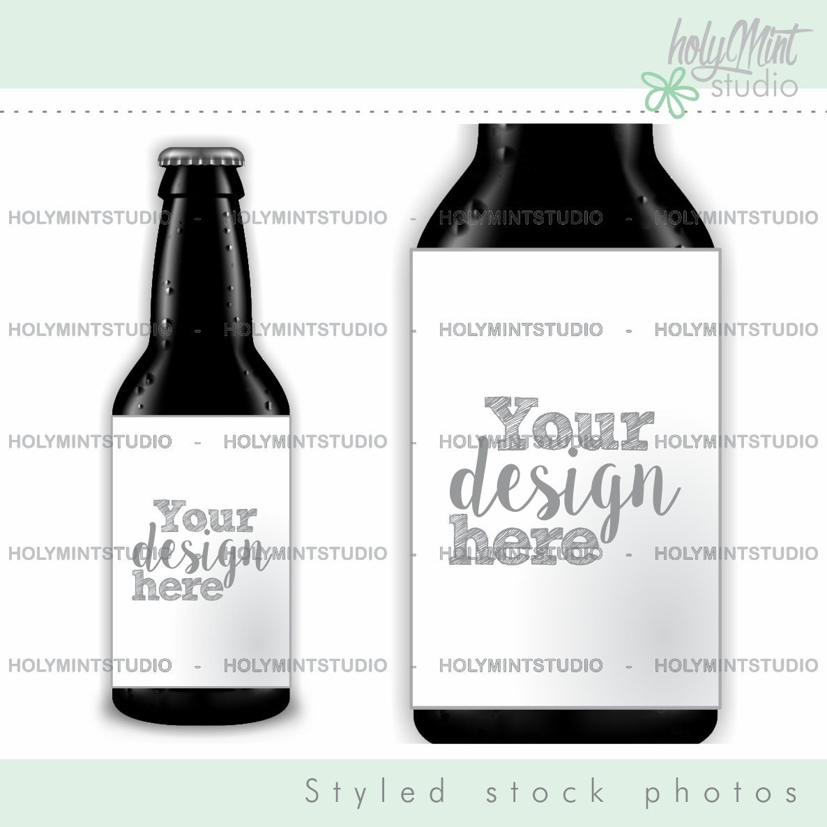 Download Beer Bottle Mockup Photo