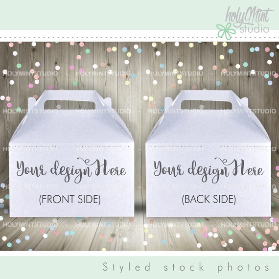 Download Gable Box Mockup Gable Box Mock Up Bag Mockup Mockup Photo Etsy
