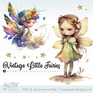 Fairy Clipart, Fairies Clipart, COMMERCIAL USE, Vintage Fairies Clipart, Vintage Clipart, Fairy Graphics, Fairies Clip Art, Fairy Tale