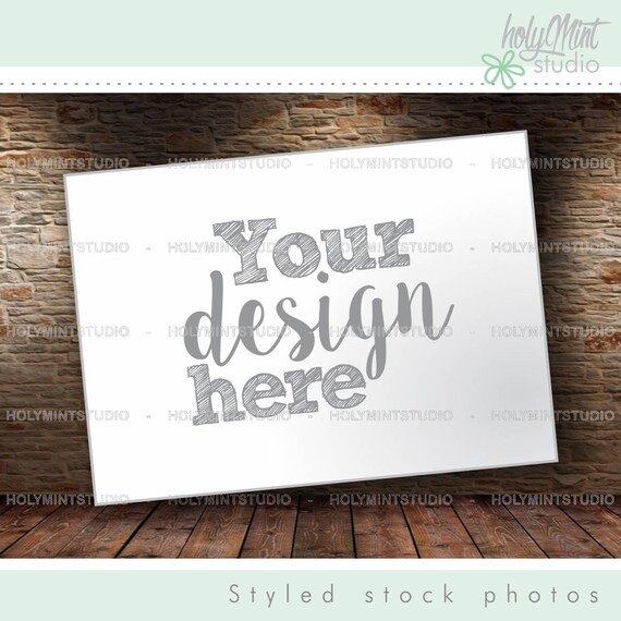 Stock Photos Paper Page Mockup Mockup Styled Photo Etsy
