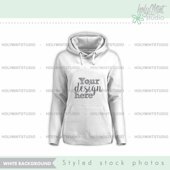 Hoodie Mockup White Hoodie Mockup Hoodie Sweater Long Sleeve Etsy