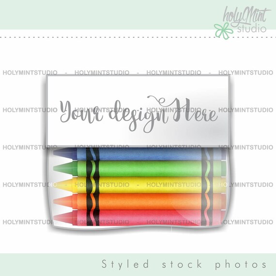 Crayon Bag Mockup Crayon Mockup Bag Topper Bag Topper Etsy