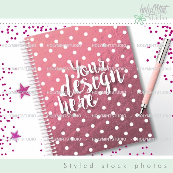 Planner Mockup Planner Notebook Mockup Notebook Artwork Etsy