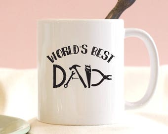 World's Best Dad Toolkit Mug, Fathers Day Gift, Funny Mug, Gift For Dad, Fathers Day, Dad Gift, Unique Mug Gift,  Dad Gifts, Gifts for Dad