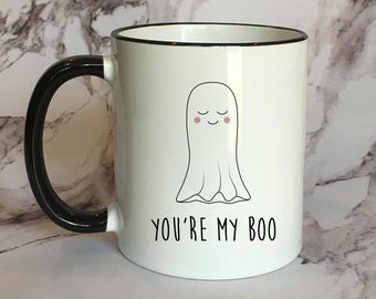 You're My Boo Mug, Valentine's Day Gift, Ghost Pun
