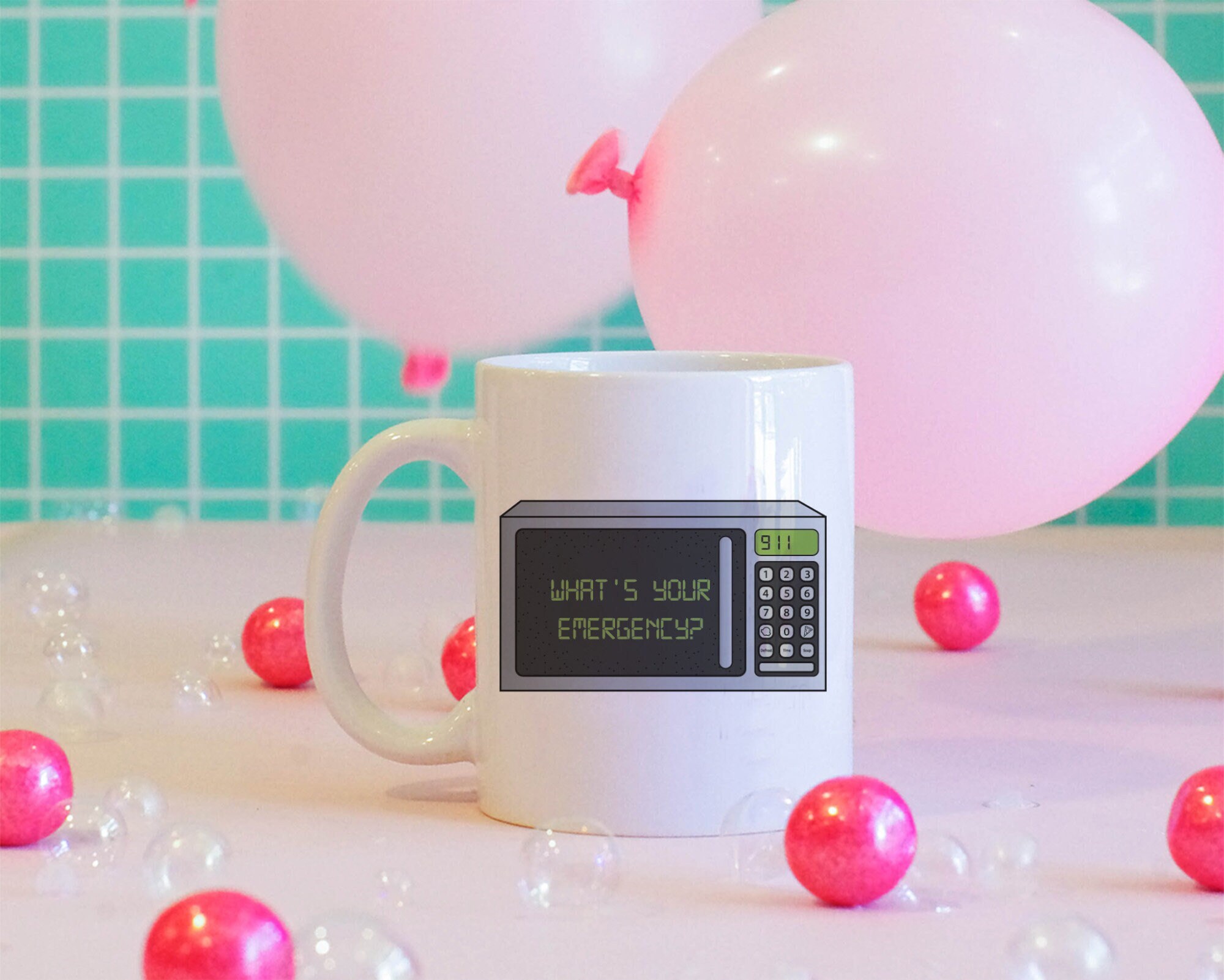 911 Microwave Mug, Funny Meme Coffee Mug - Etsy
