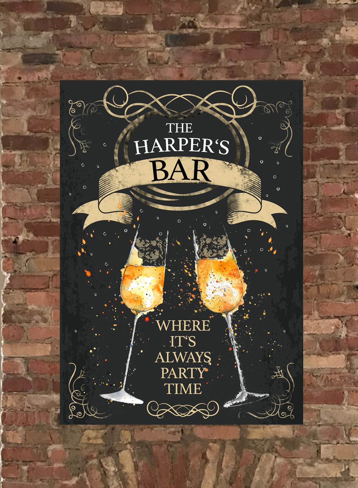 Personalised Bar Signs Etsy UK