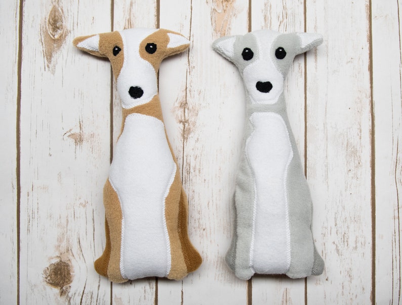 IGGY, the squeaking italian greyhound, whippet, greyhound toy for dog image 1