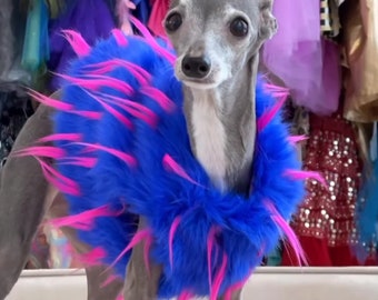 Spike Faux fur vest for italian greyhound, whippets and other breeds