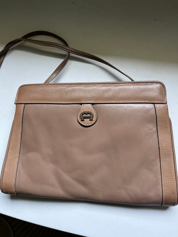 Etienne Aigner Vintage Handbag Shoulder Bag 1970’… - image 3