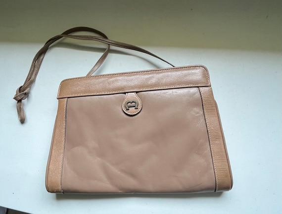 Etienne Aigner Vintage Handbag Shoulder Bag 1970’… - image 4