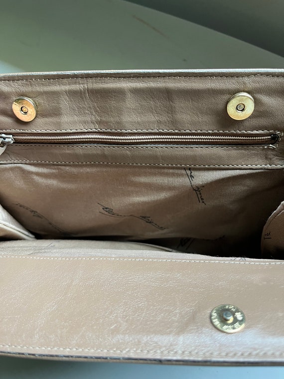 Etienne Aigner Vintage Handbag Shoulder Bag 1970’… - image 6
