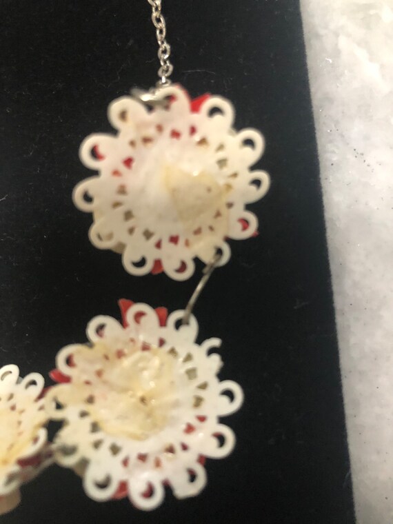 Vintage Real Sea Shell Artistry Design Necklace Hand … - Gem