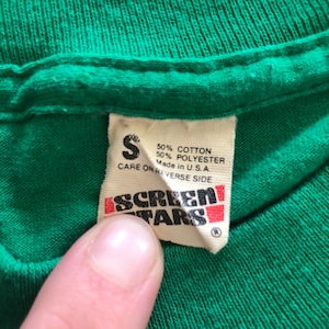 Vintage Girl Scouts of America-t-shirt med enkelsöm, storlek Small, tillverkad i USA bild 3