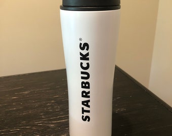 Starbucks vit svart rostfri resemugg med kopp varm/kall 20oz ny