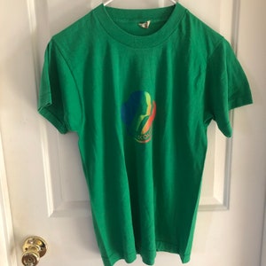 Vintage Girl Scouts of America-t-shirt med enkelsöm, storlek Small, tillverkad i USA bild 1