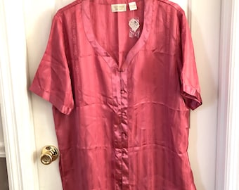 Vintage Victoria's Secret Gold Label Nattskjorta L