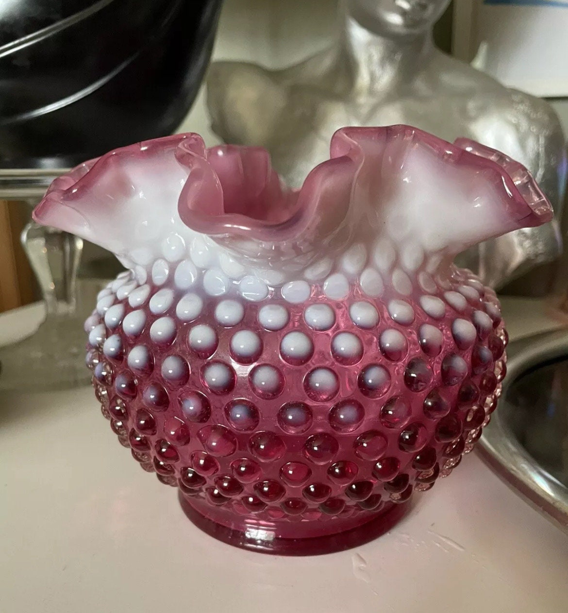 人気商品ランキング Fenton hobnail 日本 Etsy - vase 工芸品