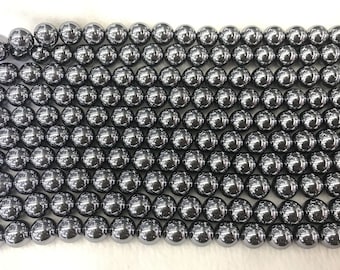 Terahertz 2mm-20mm Round Natural Gemstone Loose Beads 15 inch Jewelry Supply Bracelet Necklace Material Support Wholesale