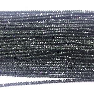 Natural Faceted Sandstone 3mm/4mm Rondelle Cut Genuine Green Gemstone Loose Beads 15inch Jewelry Supply Bracelet Necklace Material Wholesale