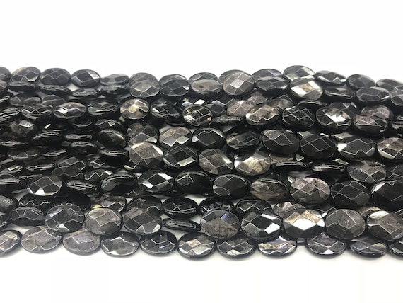 10 pieces Amazing Black onyx beads Faceted beads size 8X10 mm 10 pieces drilled  beads oval shape beads for jewelry gemstone  beads