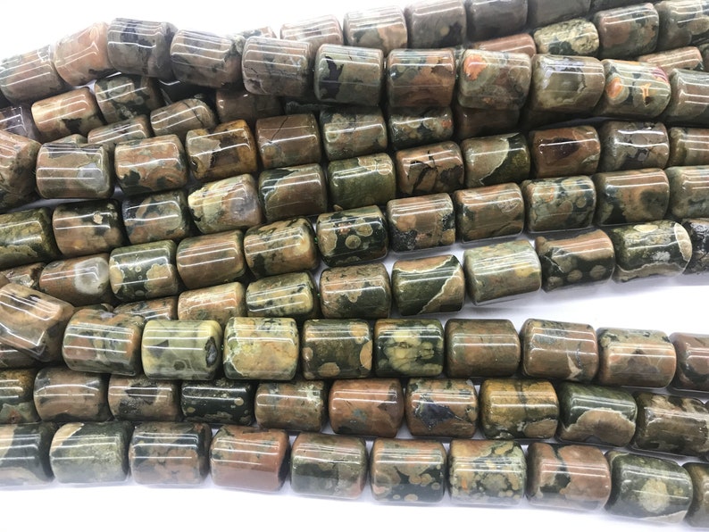 New Kambaba 10x13mm Triangular Prism Natural Gemstone Tube Loose Beads 15 inch Jewelry Supply Bracelet Necklace Material Wholesale