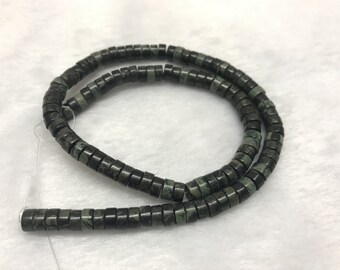 Natural Kambaba Jasper 3x6mm Heishi Genuine Gemstone Loose Beads 15 inch Jewelry Supply Bracelet Necklace Material Support Wholesale