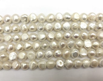 Natural Freeshape White Freshwater Pearl Nugget Grade A Twolight Loose Beads 14 inch Jewelry Supply Bracelet Necklace Material Support