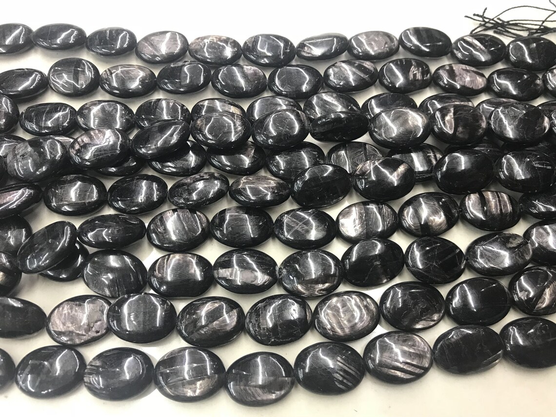 Natural Hypersthene 13x18mm /15x20mm Oval Genuine Black Loose - Etsy