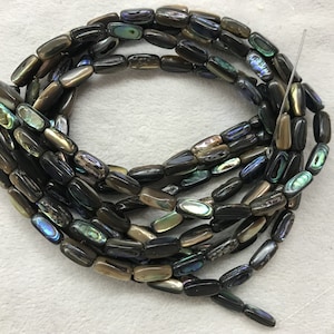 Abalone Shell 5x12mm Nuggets Cuboid Mother Pearl Shell Loose Beads 15 inch Jewelry Supply Bracelet Necklace Material Wholesale