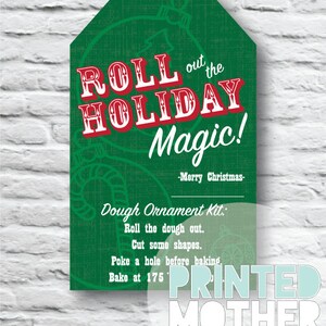 Holiday Magic Printable (for DIY Dough Ornament Kit)