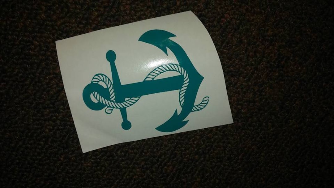 Anchor Decal, Anchor, Anchor Rope Decal, Decal for Days, Custom Anchor ...