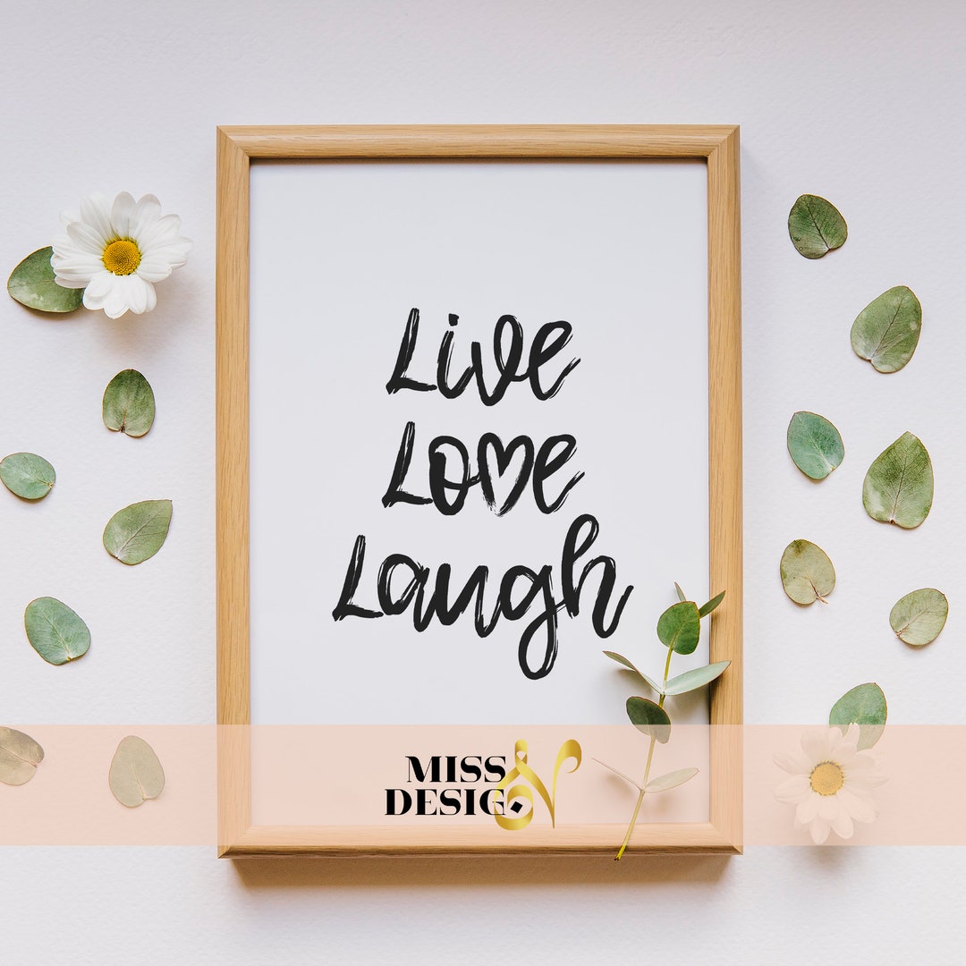Society6◆タペストリー◆Love Laugh Live by Mareike B?hmer Live Laugh Love - Etsy