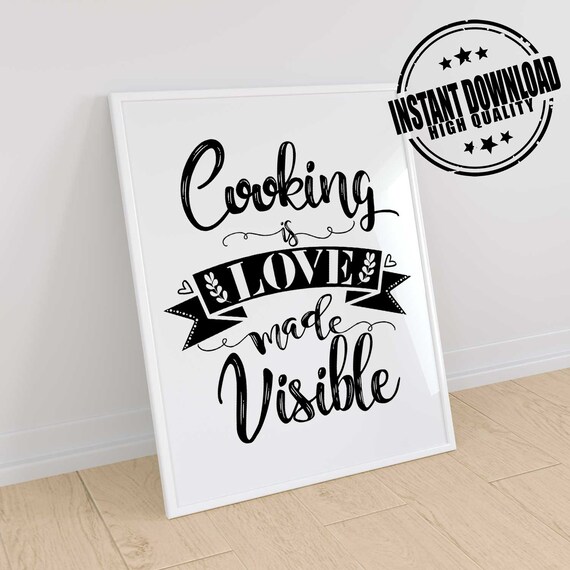 Download Kitchen Printable Cooking Quotes Cooking Gift Cooking Etsy